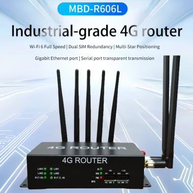 4G+WIFI6+GPS LTE-A Cat.6 Cloud Router MBD-R606L